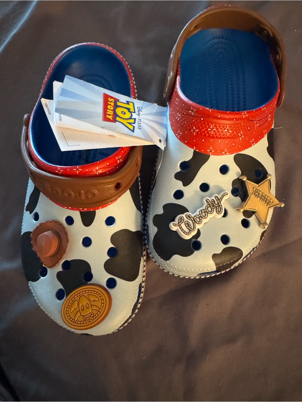 Crocs Woody Toy Story brand new with tags. Women’s size 7